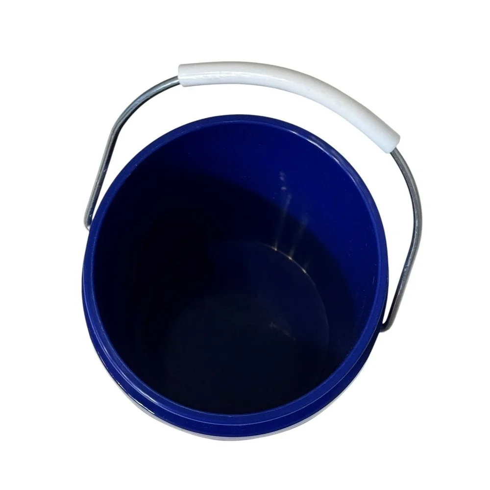 Lowe's Mini Blue Buckets 0.42qt 400ml‎ Set of 5 Plastic Pail with Handle Paint